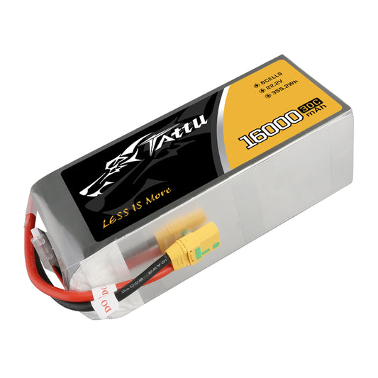 Tattu 22.2V 16000mAh 15C 6S 30C LiPo