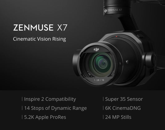 DJI Zenmuse X7 Camera and 3-Axis Gimbal (without Lens)